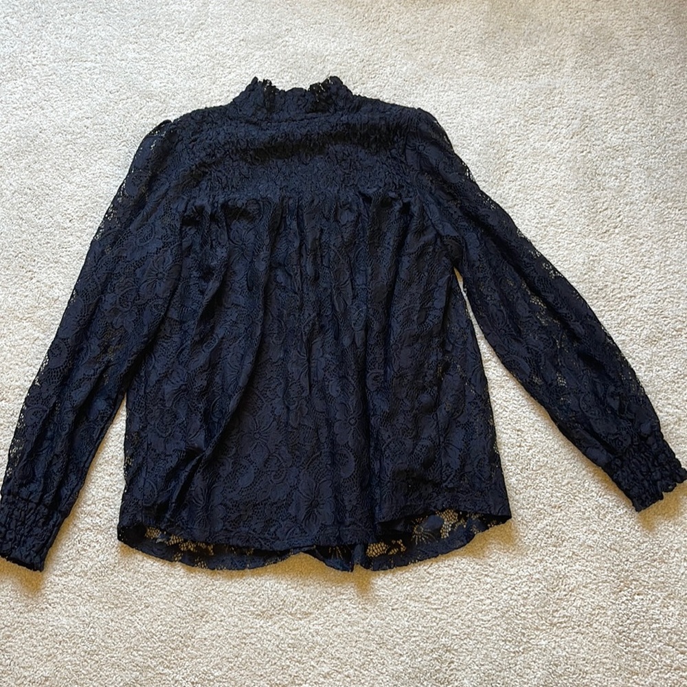 Lace black blouse never worn